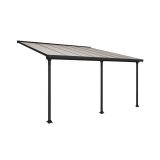 NADSTREŠEK ZA TERASO PALRAM FERIA PATIO COVER 4X4.25M SIVA/TRANSPARENT