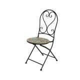KOVINSKI STOL DECORIS BRAGA MOZAIK 39X47X94 CM