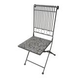KOVINSKI STOL DECORIS CALI MOZAIK 38X50X92 CM