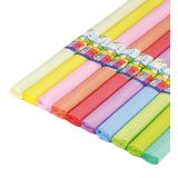 KREP PAPIR RAYHER KREP PAPIR PASTELNE BARVE 200X50 CM, 10/1