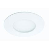 LED PANEL FLAT-IN 5W NW FI 85MM, BELA
