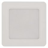 LED PANEL EMOS RUBIC 9W NW, BELI KVADRATNI, NADG./VGRAD.