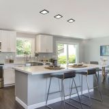 LED PANEL RABALUX SHAUN2 7W 3000K ČRNA KVADRATNA