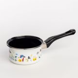 LONEC / KOZICA ENAMELIE KOZICA 16 CM- 0.85 L IRIS Z ROČAJEM