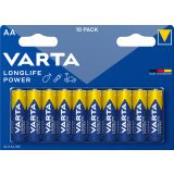 ALKALNI BATERIJSKI VLOŽEK VARTA LR06 AA 10/1 LONGLIFE POWER