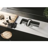 NERJAVNO POMIVALNO KORITO ALVEUS LUNO 40, SATIN 480X400 MM