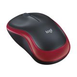 MIŠKA/KAZALNIK LOGITECH M185 BREZŽIČNA,RDEČA