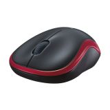 MIŠKA/KAZALNIK LOGITECH M185 BREZŽIČNA,RDEČA