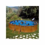 MONTAŽNI BAZEN PLANET POOL KIT 500 W 500X300X120CM IMITACIJA LESA