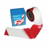 OPREMA PO NAROČILU ARTEX OPOZORILNI TRAK, RDEČ/BEL KOLUT = 200 M X 7 CM