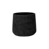 KERAMIČNI NOTRANJI LONEC POTTERY POTS PATT BLACK WASHED XL 23 CM