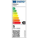 PODELEM. STENSKA SVETILKA RABALUX EASYLIGHT2 5W L35 BELA