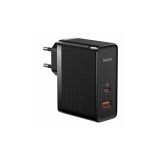 POLNILNIK ZA GSM BASEUS POLNILEC GAN5 PRO 100W BASEUS USB+USB-C ČRN