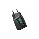 POLNILNIK ZA GSM BASEUS POLNILEC USB-C 20W BASEUS QUICK SUPER SI ČRN