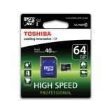 POMNILNIŠKA KARTICA TOSHIBA MICRO SD 64GB UHC ADAPTER