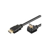 POVEZOVALNI KABEL REDLINE HDMI - HDMI KOTNI 90° 2M K1833B