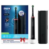 ELEKTRIČNA ZOBNA ŠČETKA ORALB PRO3 3500 CA ČRNA ETUI