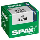 UNIVERZALNI VIJAK SPAX PZ 3.5X16 YELLOX A2G V ZAVITKU 300KOS