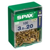 UNIVERZALNI VIJAK SPAX PZ 3.5X20 YELLOX A2G V ZAVITKU 100KOS
