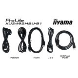 RAČUNALNIŠKI MONITOR IIYAMA 23.8" LED LCD XU2492HSU- B6 IPS FHD HDMI/DP/US