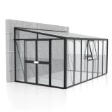 RASTLINJAK, STEKLO-V.PLOŠ VITAVIA ATHENA 11900 ESG/VP ČRNA 2.7X4.6M