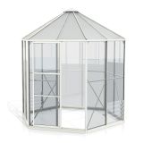 RASTLINJAK, STEKLO-V.PLOŠ VITAVIA PAVILJON HERA 4500 ESG/VP BELA 2.5X5.5M