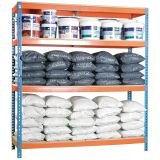 REGAL SIMONRACK 200X150X60 CM 4P/400KG MODRA ORANŽNA ECOFORTE