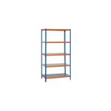 REGAL SIMONRACK 200X110X50 CM 5P/200KG MODRA ORANŽNA SIMONCLICK