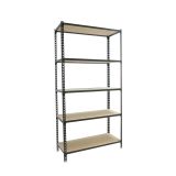 REGAL SIMONRACK 200X120X30 CM 5P/200KG ANTRACIT MADERCLICK MEGA