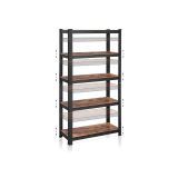 REGAL SONGMICS 150X75X30 CM 5P/175KG GLR030B01 RJAVO-ČRN