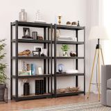 REGAL SONGMICS 150X75X30 CM 5P/175KG GLR030B01 RJAVO-ČRN