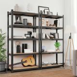 REGAL SONGMICS 180X90X40 CM 5P/130KG GLR040B01 RJAVO-ČRN
