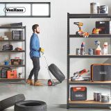 REGAL VONHAUS 180X90X40 CM 5P/175KG MDF - ANTRACIT