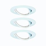 VGRADNI LED REFLEKTOR RL BASE COIN 3X5W GIBLJIV 3STEP DIM, BELA