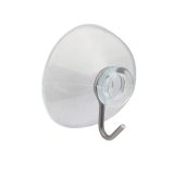 PVC OBEŠALNA KLJUKA WALTECO SAMOLEPILNA PROZORNA 40MM