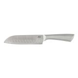 KUHARSKI SANTOKU NOŽ INOX 31 CM MAKU Z ERGONOMSKO OBLIKOVANIM ROČAJEM. PRAVO RAVNOTEŽJE MED REZILOM IN ROČAJEM.