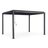 BIOKLIMATSKA PERGOLA BIZZOTTO OCEAN, 3X4 M ANTRACIT