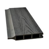 SET WPC SISTEM OGRAJA BAMBUSWPC TEMNO SIVA 180X180 CM 1 STEBRIČEK + 13 DESK