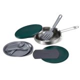 STANLEY THE ALL-IN-ONE FRY PAN SET, PONEV/SET ZA KUHANJE, STAINLESS STEEL SIVA