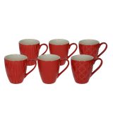 SKODELICA / LONČEK TOGNANA LONČEK 430ML RELIEF ROSSO