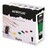 SET AKRILNIH BARV RAYHER ARTISTS 6X75ML