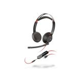 SLUŠALKE HP POLY BLACKWIRE 5220 STEREO/USB-C/ADAPTER