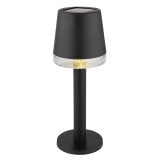 SOLARNA VRTNA SVETILKA GLOBO NAMIZNA STOJEČA, ČRNA 0.5W 3.2V, 3000K INOX