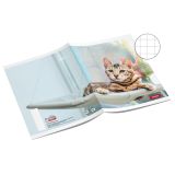 ŠOLSKI ZVEZEK TARGET A4 KARO 1 CM ANIMAL BABY 26063