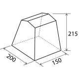 ŠOTOR BRUNNER KUHINJSKI GUSTO NG II 200X150 SIV