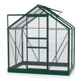 STEKLEN RASTLINJAK VITAVIA PLANET 2500 ESG 3MM, 1,95X1,31 SMARAGDNA - RASTLINJAK+OKVIR ZA TEMELJ