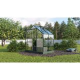 STEKLEN RASTLINJAK VITAVIA PLANET 2500 ESG 3MM, 1,95X1,31 SMARAGDNA - RASTLINJAK+OKVIR ZA TEMELJ