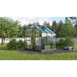 STEKLEN RASTLINJAK VITAVIA PLANET 3800 ESG 3MM, 1,95X1,95M SMARAGDNA -RASTLINJAK+OKVIR ZA TEMELJ