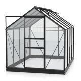 STEKLEN RASTLINJAK VITAVIA PLANET 5000 ESG 3MM, 1,95X2,57M ČRNA - RASTLINJAK+ OKVIR ZA TEMELJ