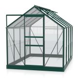 STEKLEN RASTLINJAK VITAVIA PLANET 5000 ESG 3MM, 1,95X2,57M SMARAGDNA - RASTLINJAK+ OKVIR ZA TEMELJ=SET